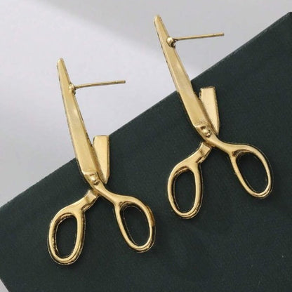 Vintage Scissor Shaped Earrings