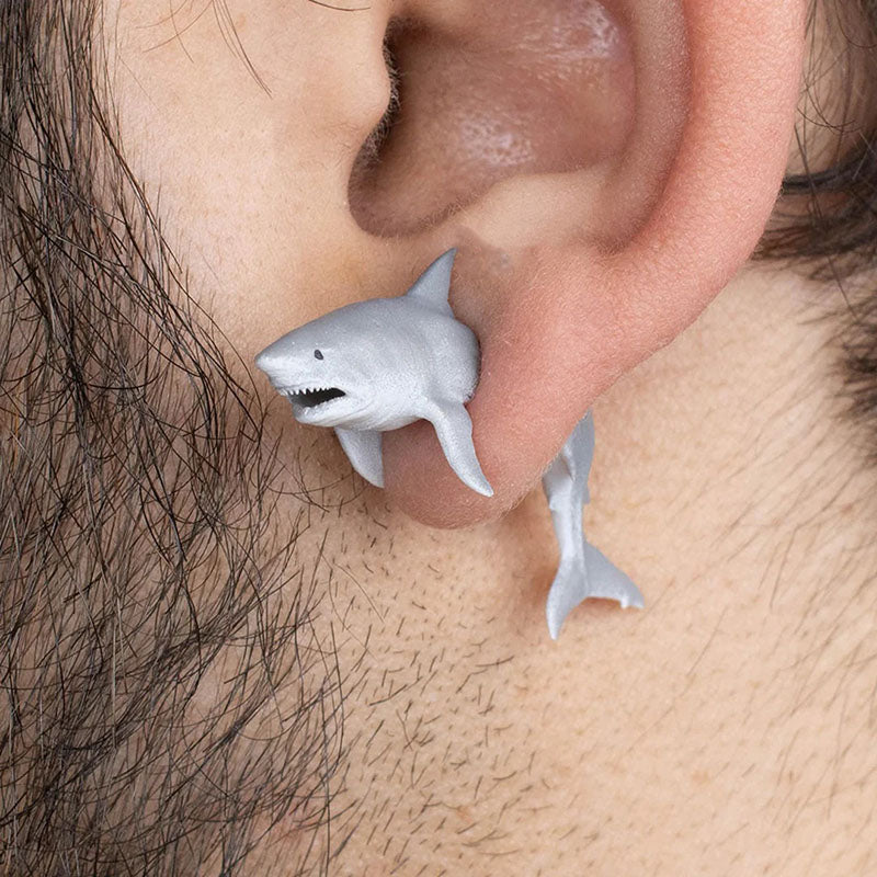 Great White Shark Earrings