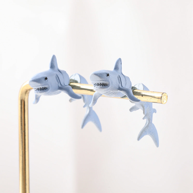 Great White Shark Earrings