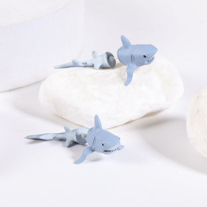 Great White Shark Earrings