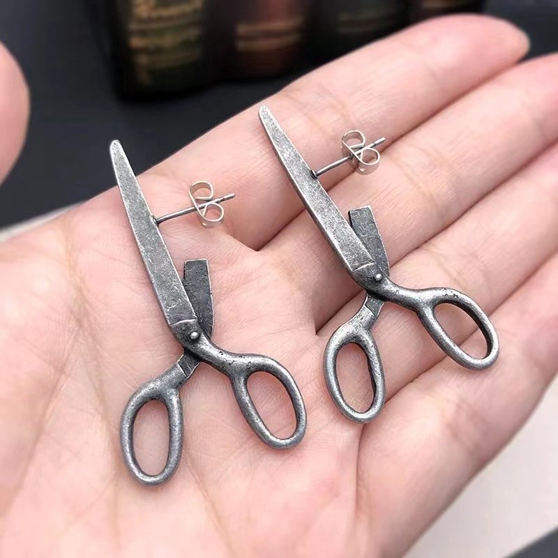 Vintage Scissor Shaped Earrings