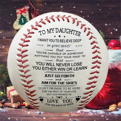 To My Daughter - You Will Never Lose - Baseball