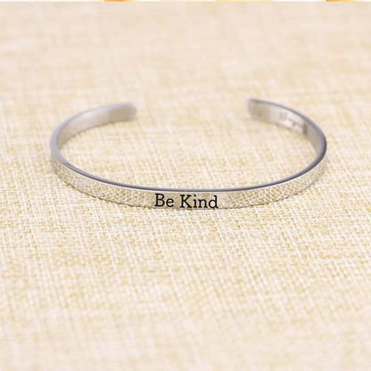 Be Kind...Of A Bi♥ch Mantra Bracelet