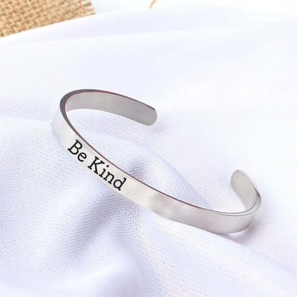 Be Kind...Of A Bi♥ch Mantra Bracelet