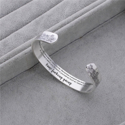 "Keep Fucking Going" Bracelet