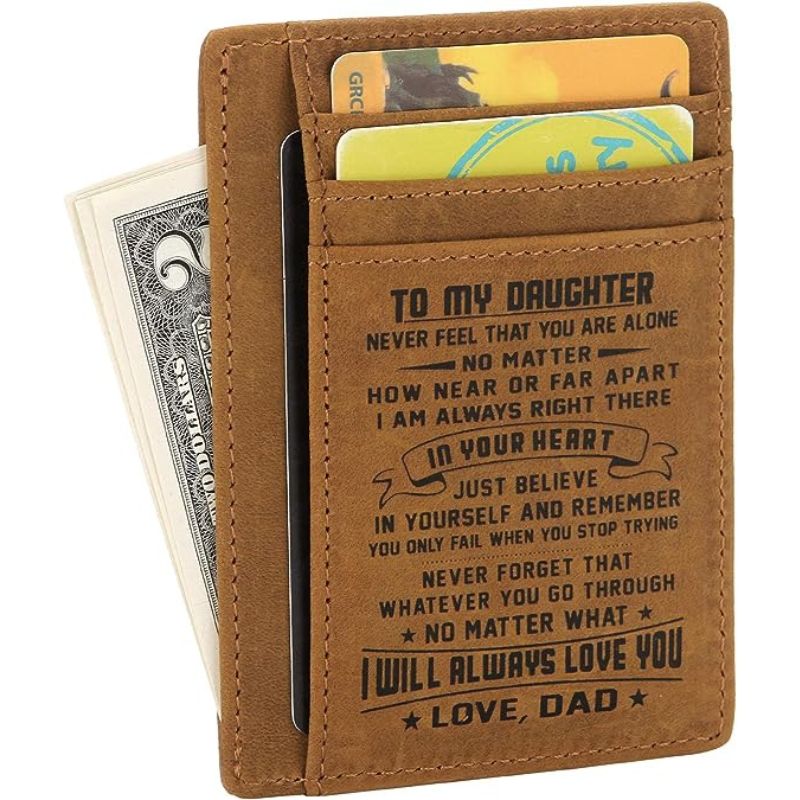 Dad To Daughter - No Matter What I Will Always Love You - Card Wallet