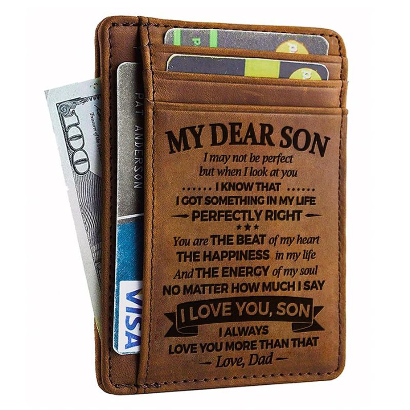 Dad To Son - The Energy Of My Soul - Card Wallet