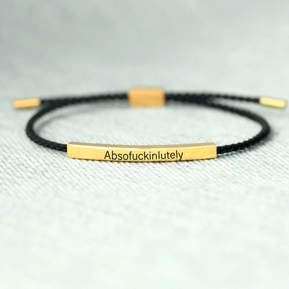 Absofukinlutely Tube Bracelet