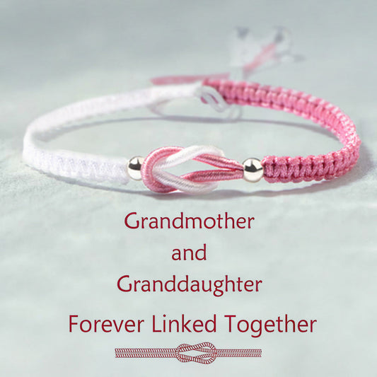 To My Granddaughter - Handmade Braided Bracelet❤