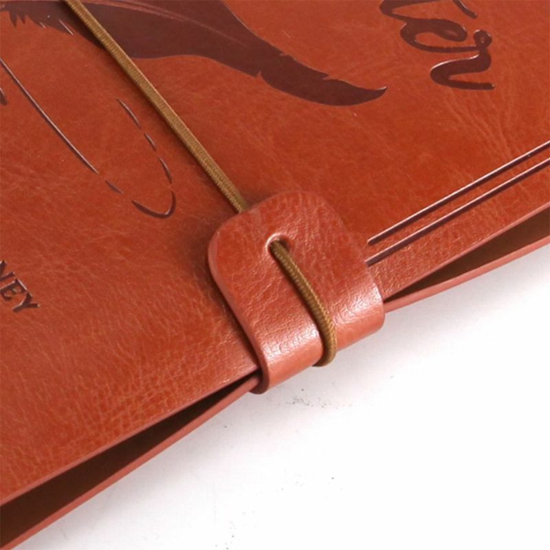 Grandma To Grandson - Enjoy The Ride - Engraved Leather Journal Notebook