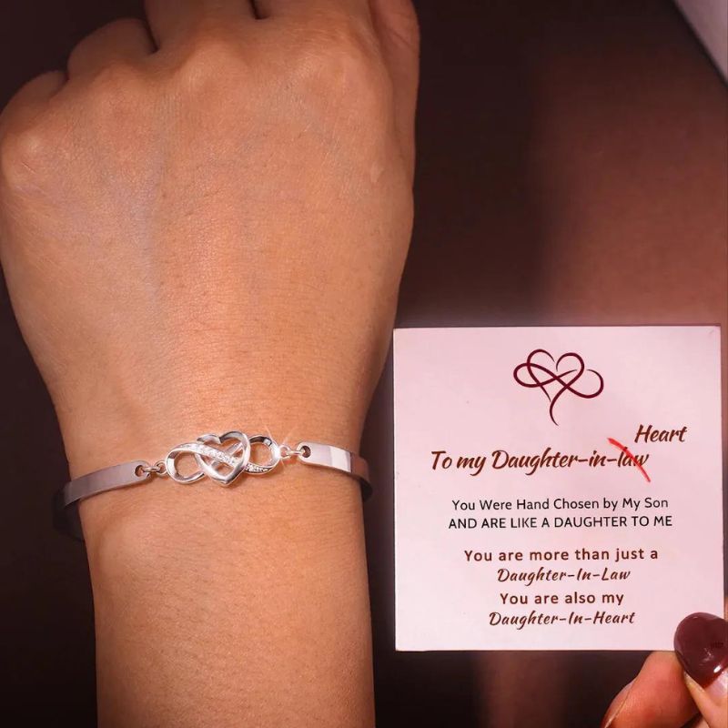 To My Daughter-in-law - You Are Also My Daughter In Heart - Infinity Bracelet