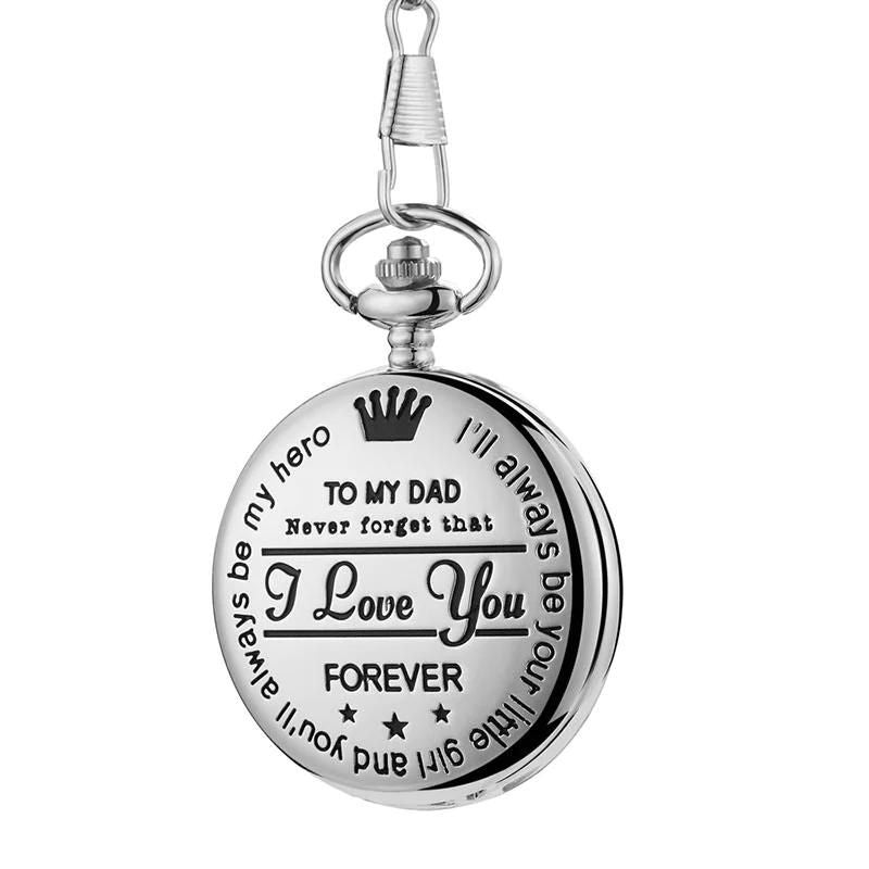 To My Dad - Vintage Pendant Pocket Watch