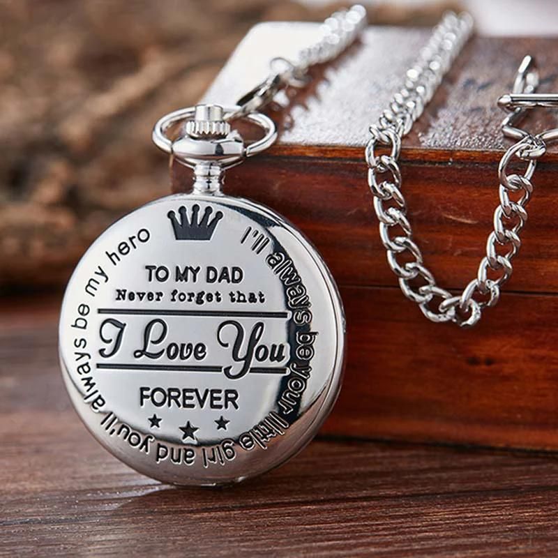 To My Dad - Vintage Pendant Pocket Watch