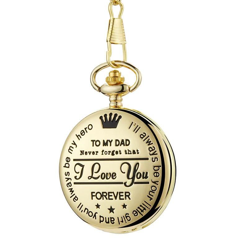 To My Dad - Vintage Pendant Pocket Watch