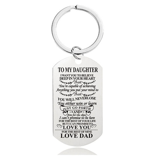 You Will Never Lose - Inspirational Keychain - A909