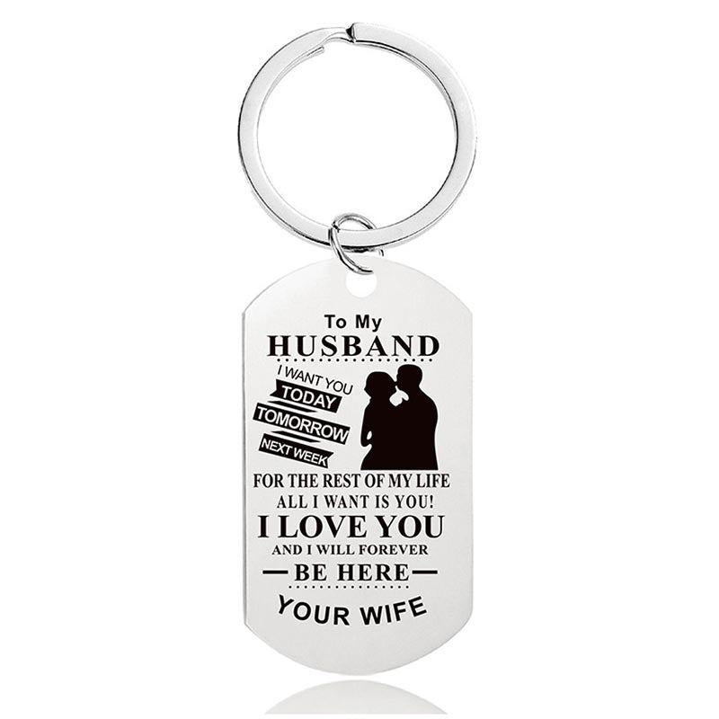 I Love You And I Will Forever Be Here - Inspirational Keychain - A913