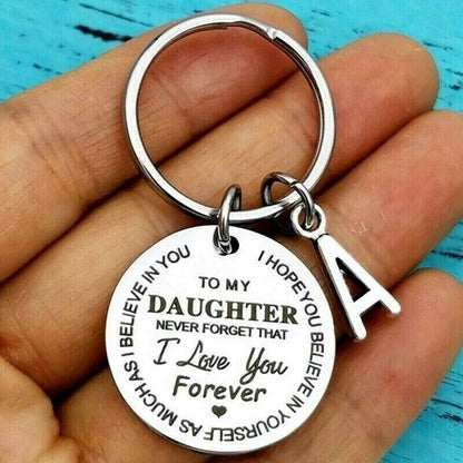 To My Son / Daughter I Love You Forever Keychain