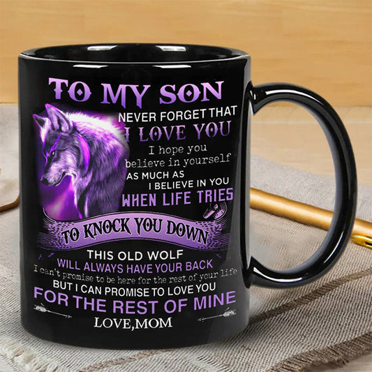 Mom To Son - Never Forget I Love You A865 - Coffee Mug