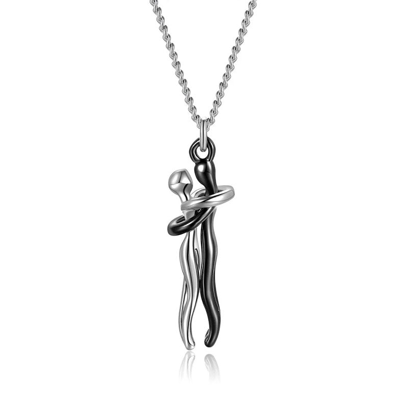 Metal Plating Hug Necklace - The Perfect Gift For Loved One