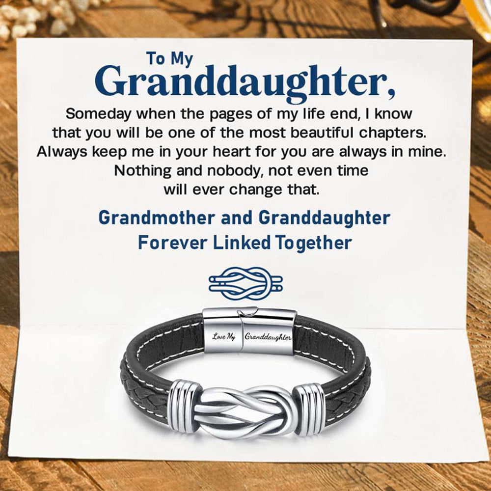 Forever Linked Together Braided Leather Bracelet🔗