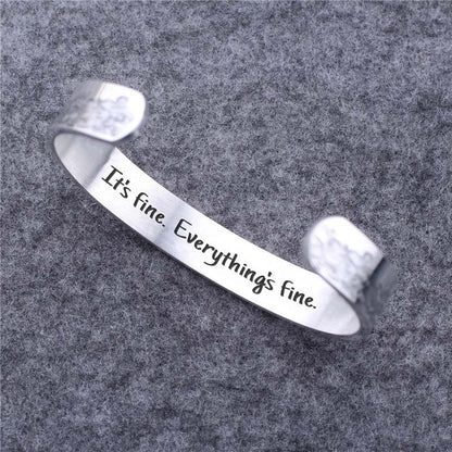 It's Fine Everything's Fine Bracelet